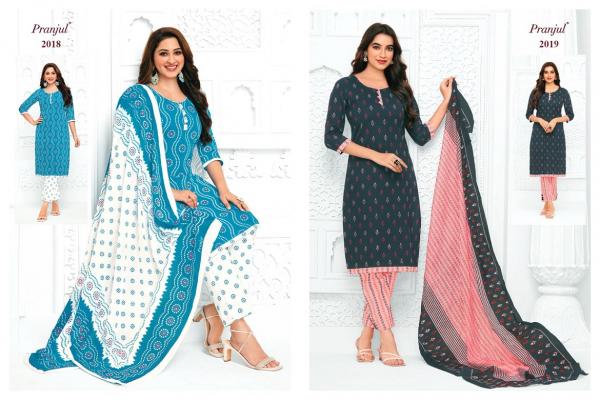 Pranjul Priyanka Vol 20 	Pure Cotton Dress Material